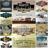 5 Panels HD Print 10 SET Islamic Word Calligraphy Allah The Qur'An Posters Religious Wall Modular Painting for Living Room
