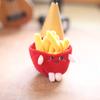 Cute Star Kabi French Fries Small Pendant Plush Toy Doll Cartoon School Bag Hanging Keychain