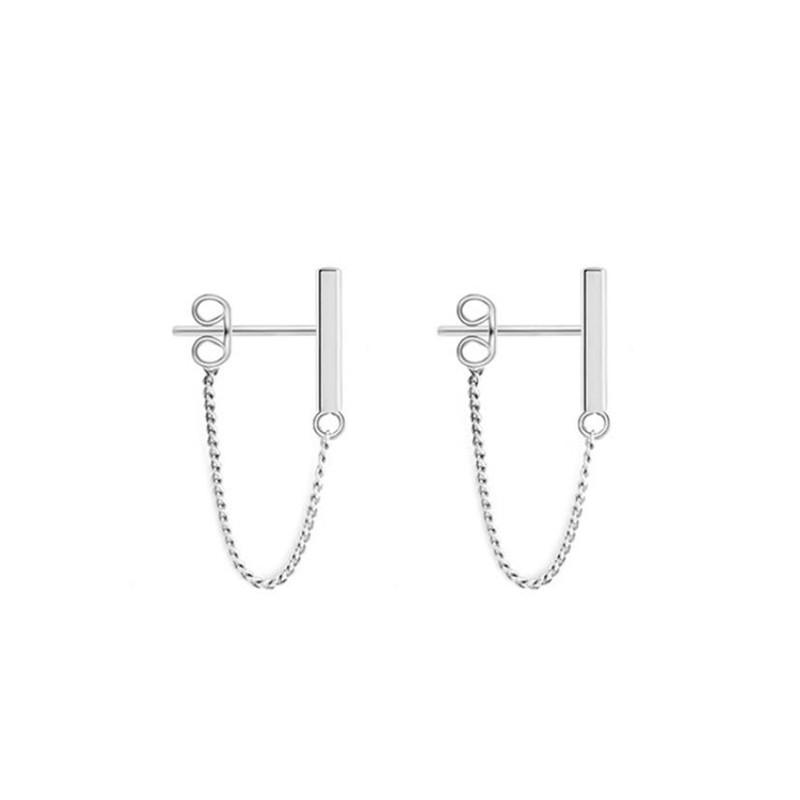 Модные серьги-капли с кисточками, женские вечерние аксессуары, модные серьги из стерлингового серебра 925 пробы для женщин, ювелирные изделия, очаровательные серебряные украшения для ушей