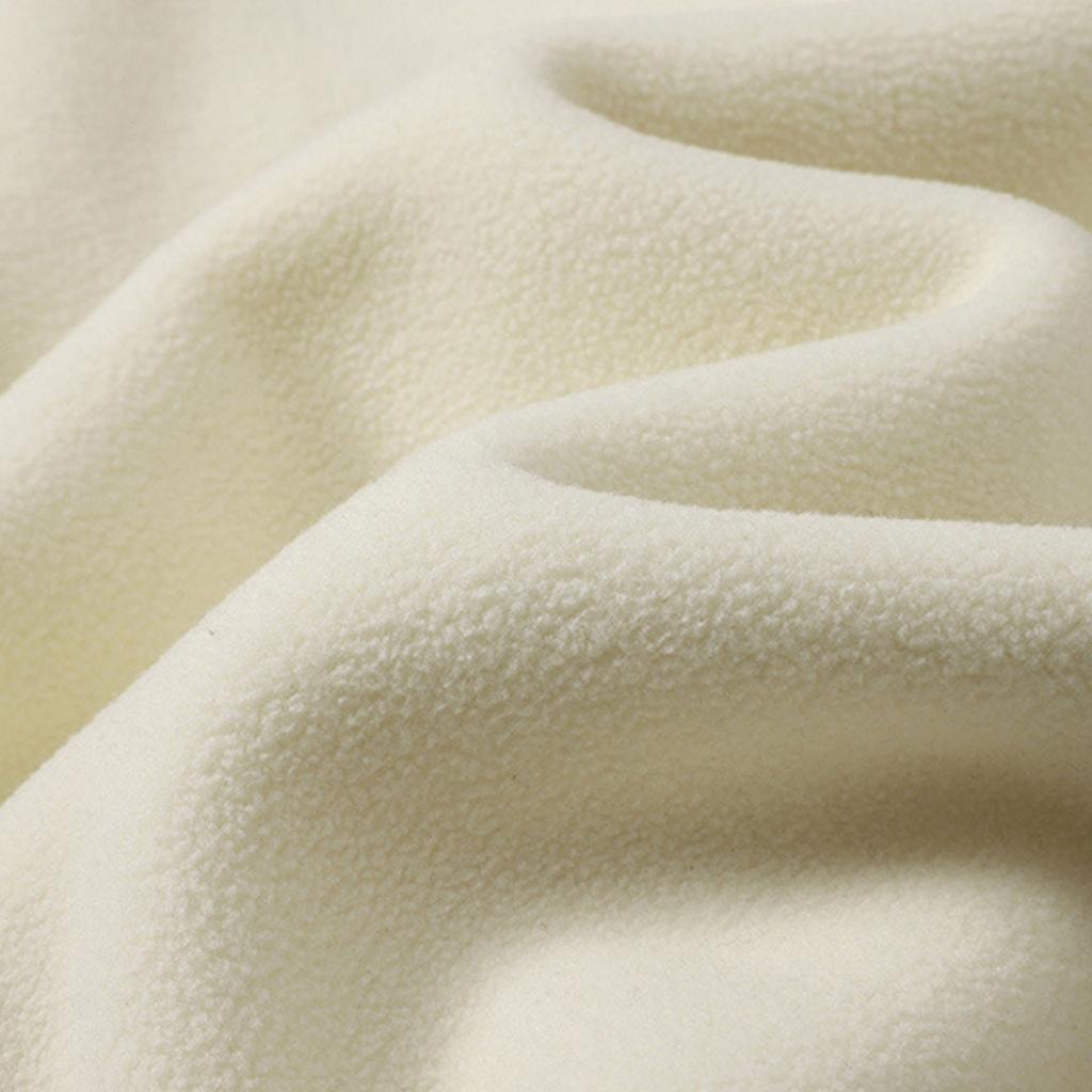 Men's Casual Fleece Solid Color Zipper Vest Men's Stand-up Collar Fleece Vest Jacket