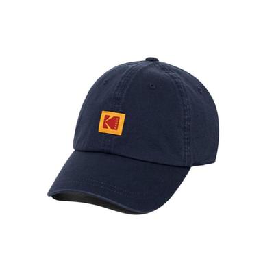 Kodak Apparel 25SS Кепка-бейсболка Свободного кроя с квадратным логотипом ТЕМНО-СИНИЙ