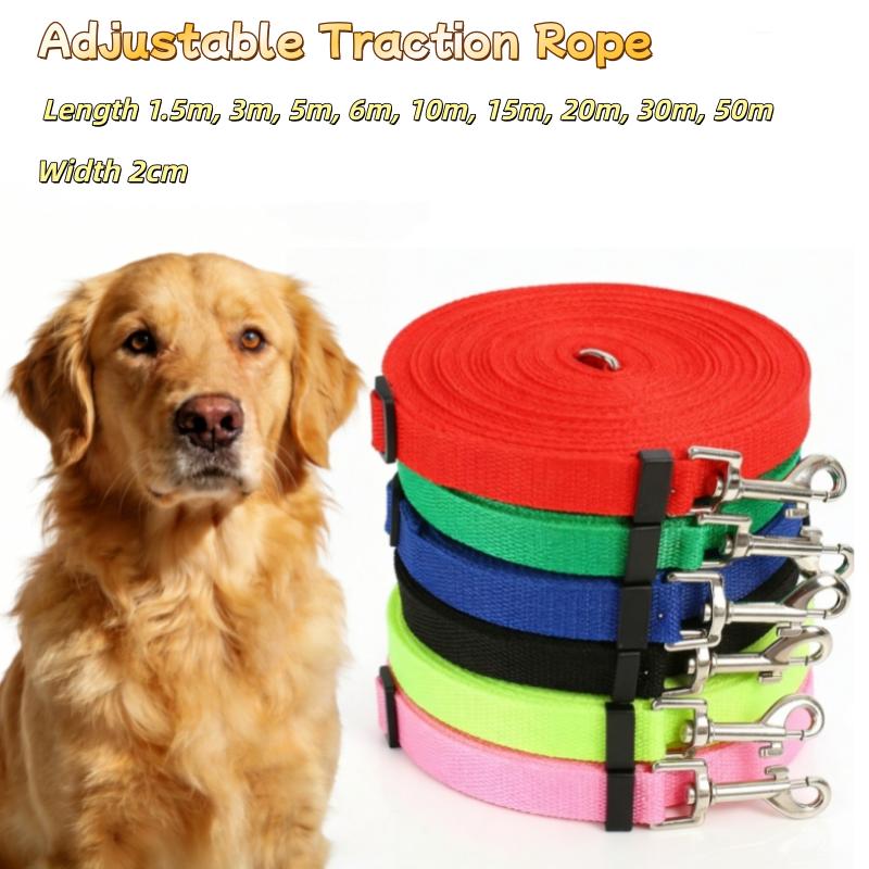 1.5‑50M Adjustable Long Pet Training Lead Personalized Dog Cat Leash Rope For Small To Large Breed Outdoor Walking Training