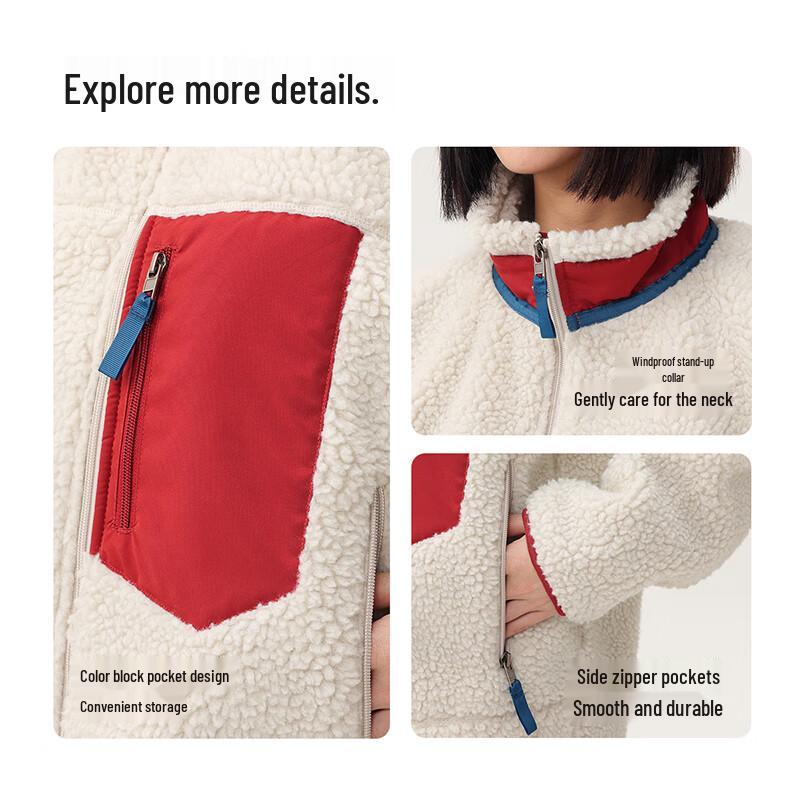 Мужская флисовая куртка с плюшевой подкладкой XueZhongFei