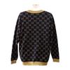 GUCCI  529193_X9W83_4921 M cardigan Navy/gold cotton mens
