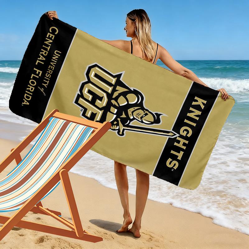 Central Florida Knights Print Beach Towel, Large Soft Quick Dry Towel for Beach Camping Swimming