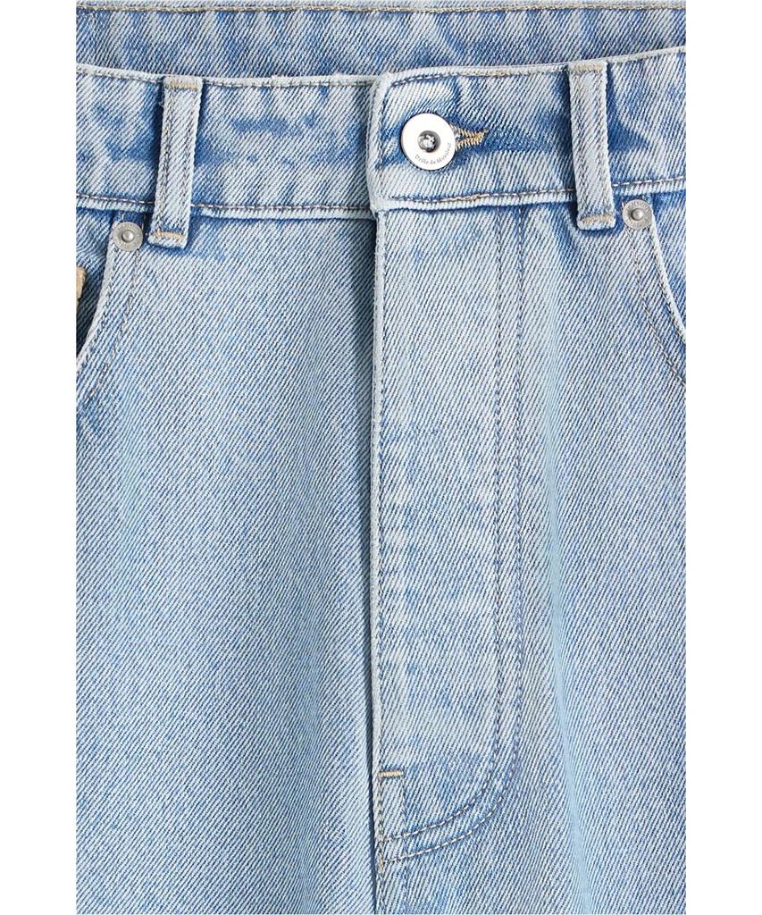 DROLE DE MONSIEUR Washed Denim Pants Le Jean Dlav D0Pds26001Bul