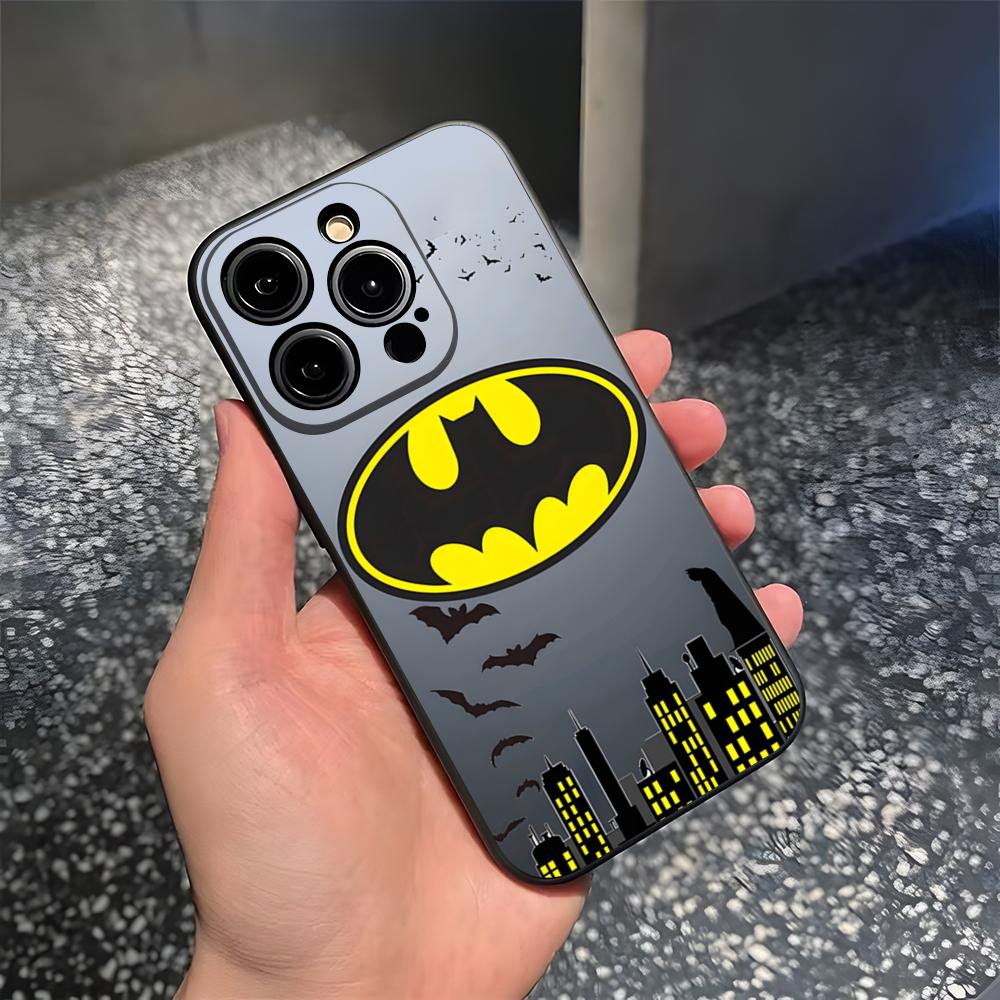 B-Batmans Theme Phone Case For 17 Pro Max Iphone 14 16 Pro Max 12 15 Plus 13 Pro 11 Xr X Xs 8 7 Plus Back Cover