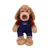 Cute College Style Couple Dog Plush Toy Male Poodle Doll Dressing Puppy Doll Pair Gift