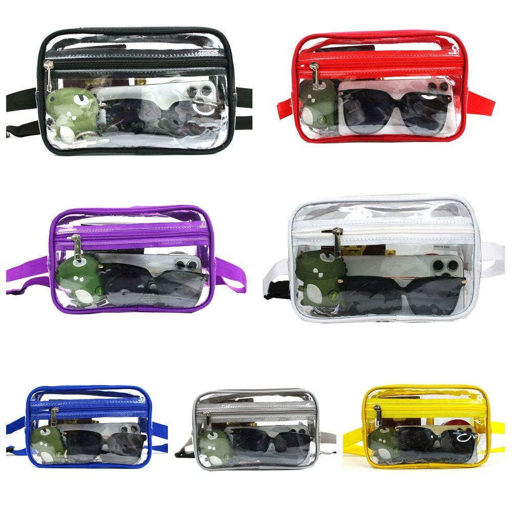 Sport Transparent Waist Bag Phone Bag Men's Crossbody Bag Casual Fanny Pack Women