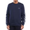 Sweatshirt Round Neck 80% Cotton 20% Polyester Navy Blue