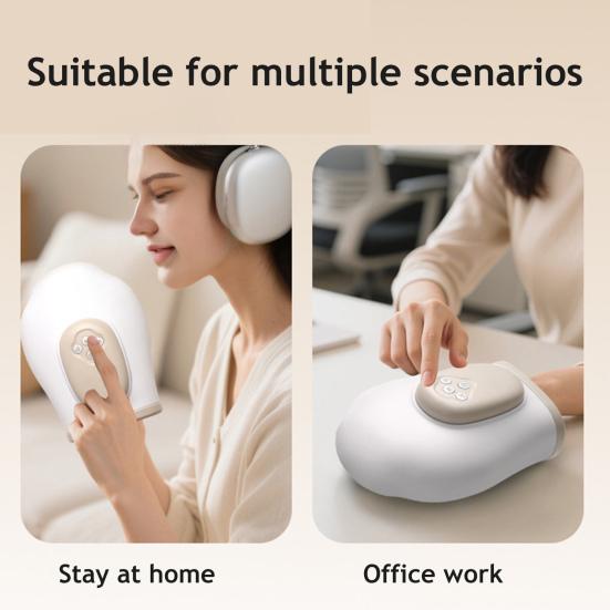 Ручной массажер с тепловой компрессией 3 режима массажа Облегчение боли Профессиональный ручной