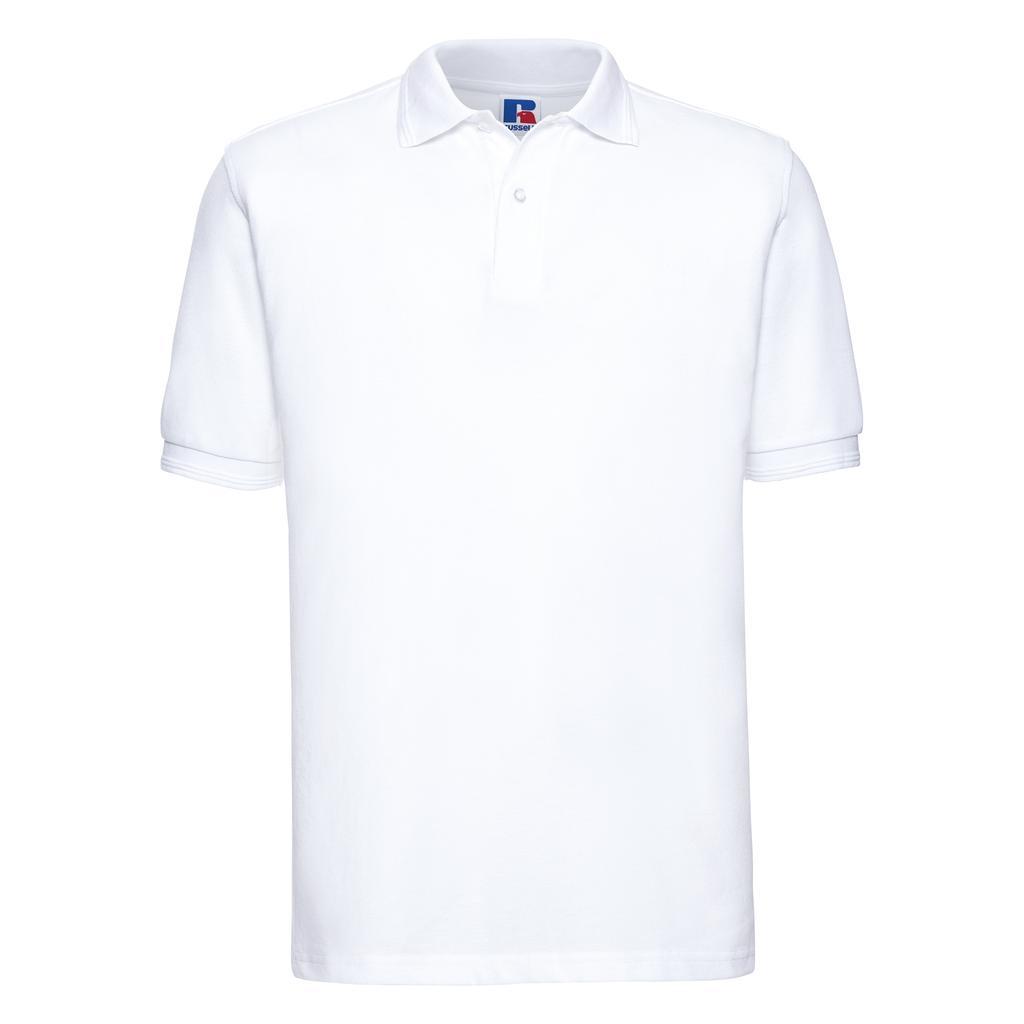 Russell Mens Ripple Collar & Cuff Short Sleeve Polo Shirt