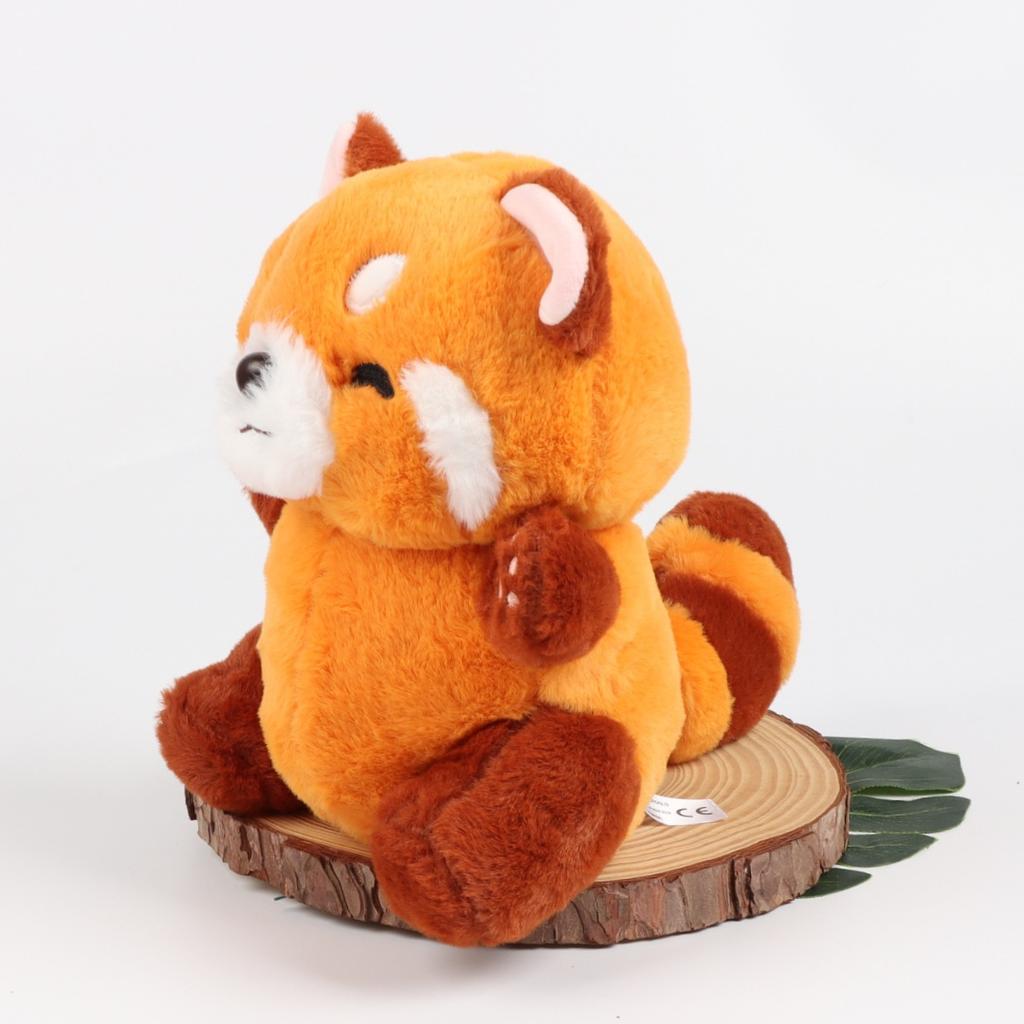 Енот плюшевый енот имитация милый мультяшный красный енот плюшевая игрушка кукла милая