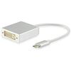 Адаптер USB Type C - DVI Белый - EQUIP - Кабель-адаптер интерфейса/пола - 0,15 м