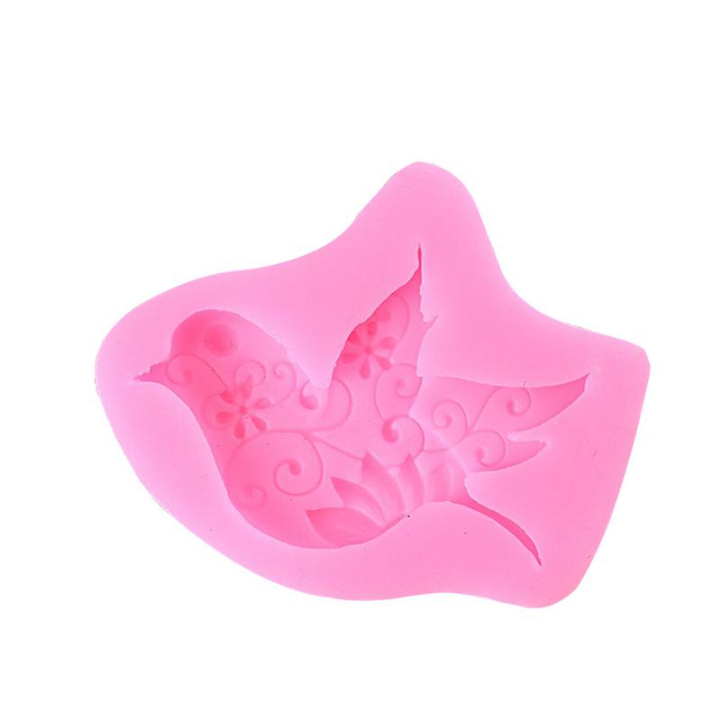 Силиконовая форма для мастики 3D Голубь для украшения тортов и шоколада