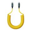 60 Вт PD Быстрая зарядка Type C USB C Кабель 5A для Автомобиля Пружина iPhone16 Redmi для Xiaomi для Huawei Honor Компьютеры/Принтеры
