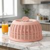 Plastic Draining Basket 2-in-1 Fruit Basket Durable Food Protection Cover  Kitchen Use