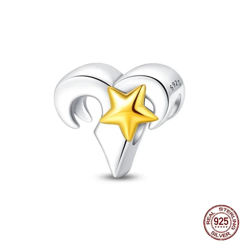 Кулоны Звезда Луна Ночное сияние Бусины Шишки Сосны Подходят для Браслетов Медь Красивые Цветы Подвески Бабочки DIY Ювелирные Изделия