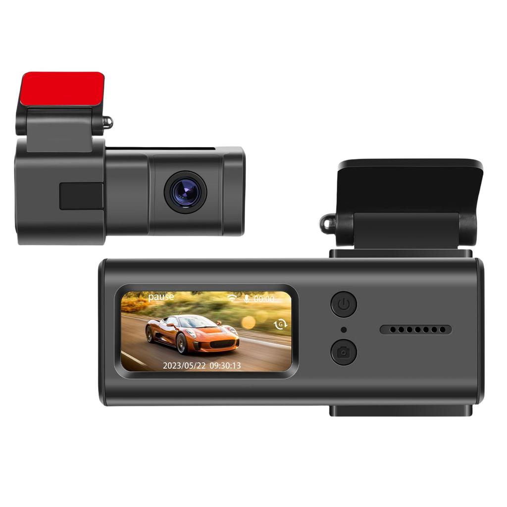 Видеорегистратор Wi-Fi Автомобильная камера 1080P Видеорегистратор 1,5-дюймовый супер-ночного видения с циклической записью G-сенсор 150 ° Широкий угол обзора Поддержка приложений Wi-Fi
