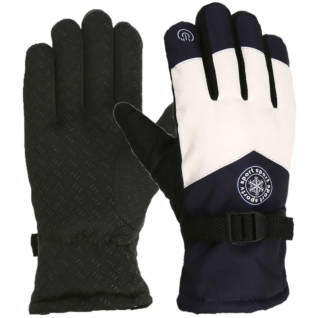 Взрослые лыжные перчатки, зимние теплые и морозостойкие перчатки