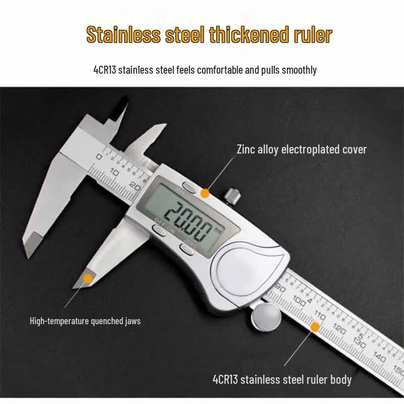 Jingnu IP54 Waterproof Stainless Steel Digital Caliper