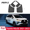 MudFlaps For Toyota VELOZ -2022 Mud Flap Splash Guard Mudguards Front Rear Fender Auto Styline Car
