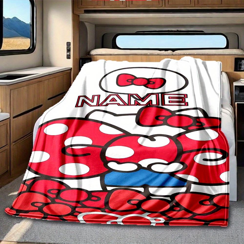 Hello Kitty Lion Leopard Print Rv Blanket Soft Cozy Lightweight Allseason Multipurpose Throw For Picnics Couches Camping Bed Rvs Perfect Gift For