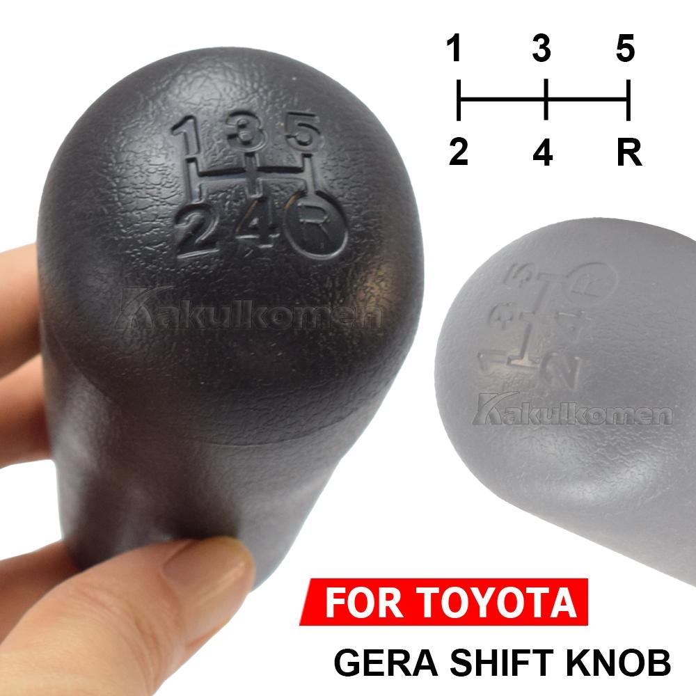 33504-20100-C0 Car Manual 5 Speed Gear Shift Knob Shifter Lever Head Fit for Toyota 1996-2001 4Runner 1995-2004 Tacoma Black