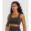 Спортивный бюстгальтер Adapt Fleck, черный, дымчато-серый B9a7h Bb39