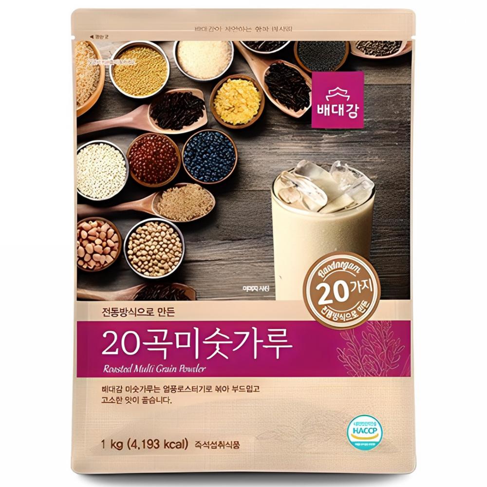 Baedaegam 20-Grain Misugaru 1kg 1 pcs Ingredients: may be subject to change at the manufacturer’s discretion. For the most | 1kg 1 pcs