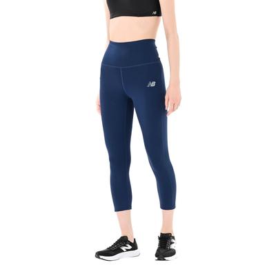 Спортивные леггинсы с высокой посадкой, 21 дюйм NNY [New Balance] Женские (WP51201) (NB ВМС)