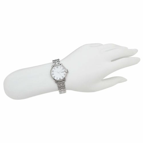 Coach Women's Arden Watch, 28mm Quartz, White/Silver, COACH 14503601, A4 Compatible