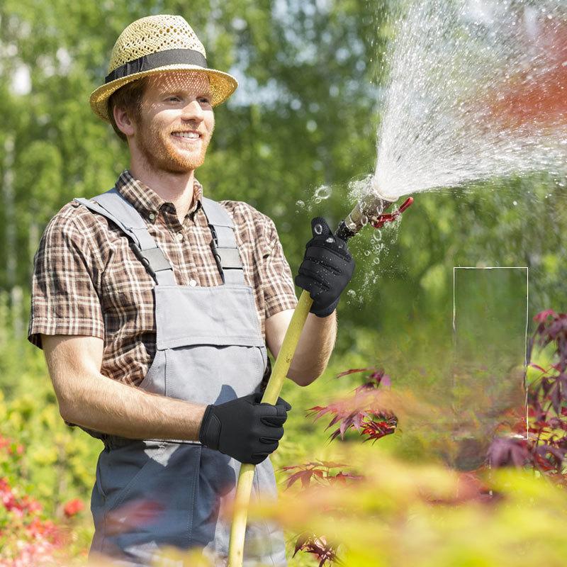 Садовые перчатки с сенсорным экраном, микрофибра, нескользящие, износостойкие, весенне-летние, для садоводства, посадки и обрезки, защитные садовые перчатки