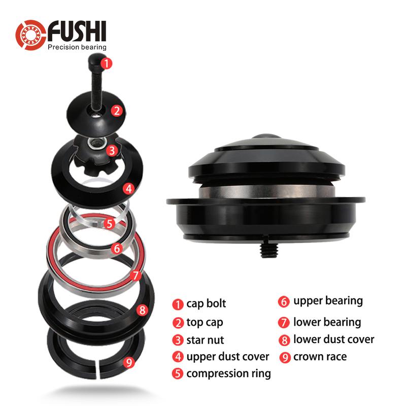 MH-P25K Bike Headset Bearings 40*52*6.5 mm 36/45 Degree ( 2 PCS ) ACB Road MTB Angular Contact Bicycle Bearing ACB25K