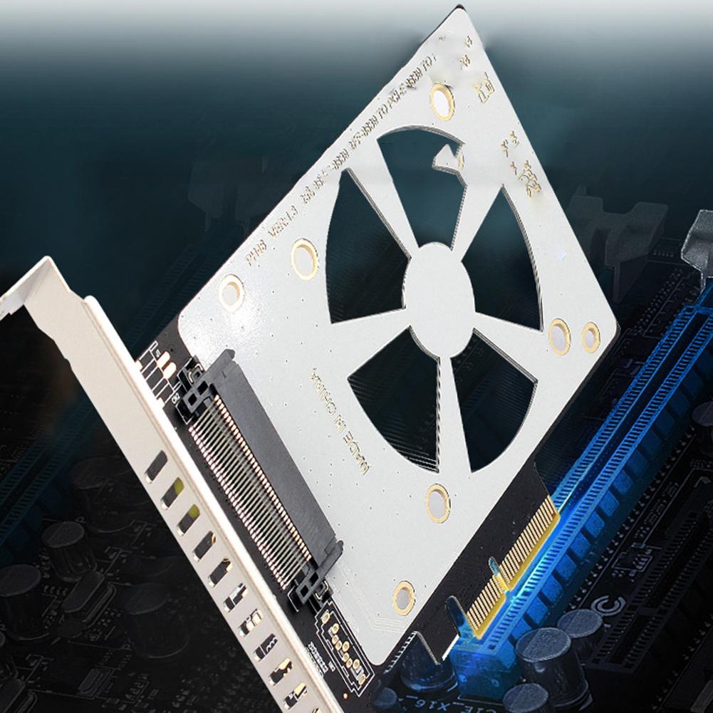 Адаптер SFF-8639 для слота PCIe X4/X8/X16 Карта расширения PCI-E Райзер-карта 4000 МБ/с Поддержка PCI-E GEN3 U.2 NVME SSD