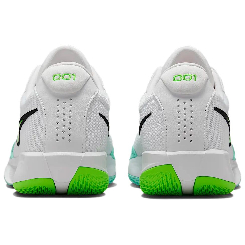 Nike Air Zoom G.T. Cut Academy Abrasion Resistant Grip Low Top Basketball Shoes Unisex White Green Sneakers Casual FB2598-107