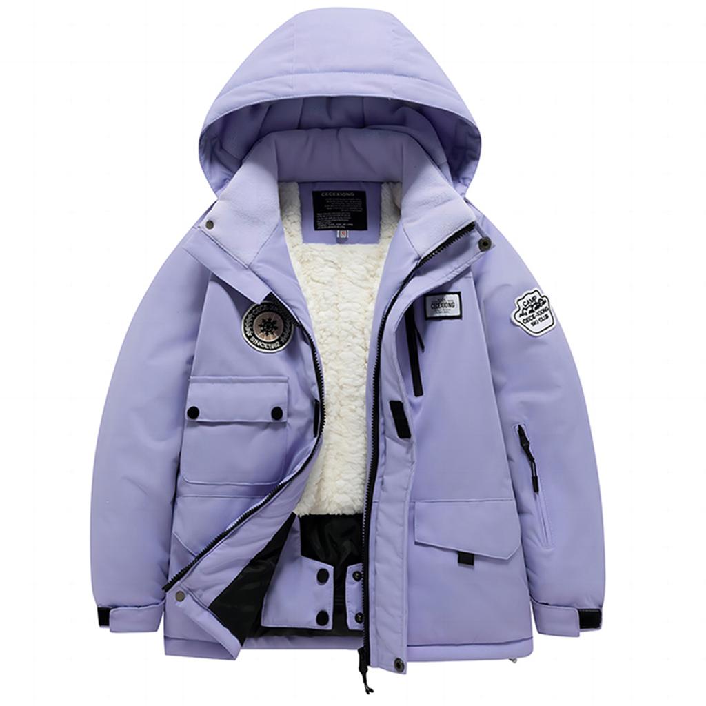 Children's Fashion Skiwear Set Boys' And Girls' Thickened Warm Ski Jacket