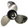 Boat Propeller 9 1/4x10 Fit for Tohatsu Outboard 9.9HP-15HP 3 Blades Stainless Steel 14 Tooth OEM NO: 3BAB64521-1 9.25x10