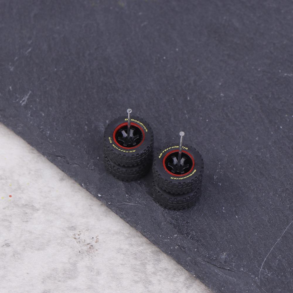 1Set Plastic Remote Control Car Modified Tires Diameter 14*5.5mm Diecast Alloy Car Hub