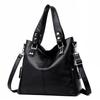 New Fashion Women's Shoulder Bag Soft Leather Large Capacity Portable Messenger Bag
