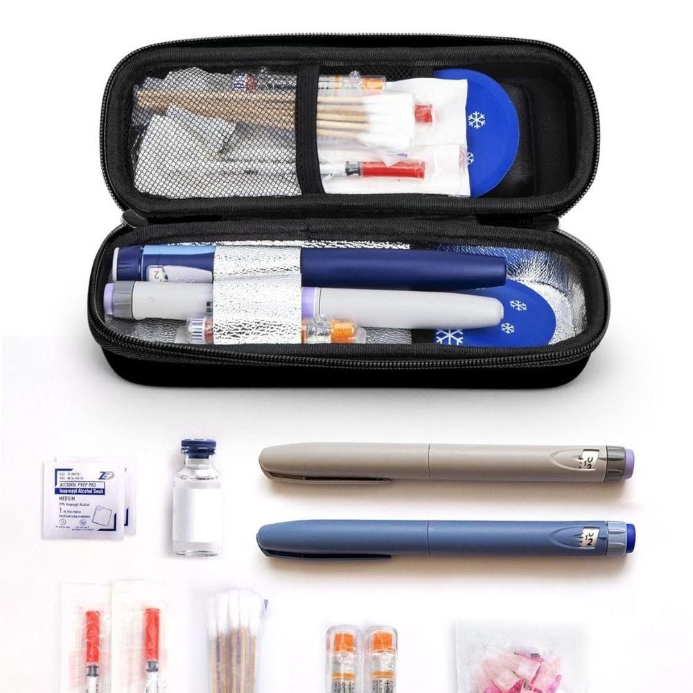 Reusable Medicine Insulin Cooling Bag Waterproof Refrigerated Medicine Organizer Daily Use