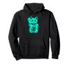 Lucky Cat Cute Maneki Neko Vintage Style Hoodie