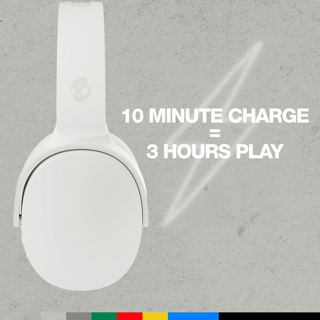 Candy Official Wireless Headphones HESH EVO Original [Skull Store] [With Sticker] (BONE WHITE)