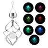 Светодиодный светильник Wind Chime Light на солнечной батарее, красочный подвесной светильник-вертушка для домашнего декора сада