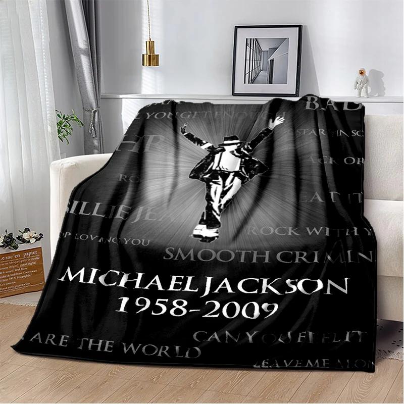 MJ 29 New Michael Jackson Pop Star King Blanket Soft Throw Blanket Home Bedroom Bed Sofa Travel Office KidsCover Custom blankets