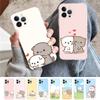 Мультяшные Милые Кошки ТПУ Силиконовый Чехол для IPhone 11 12 13 14 15 16 17 Pro Max Ударопрочный Прозрачный Задний Чехол