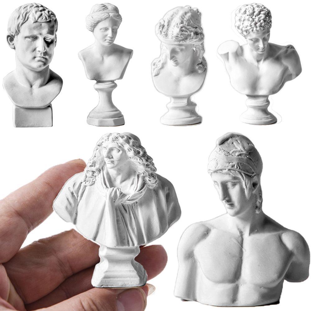 Desktop Ornament Greek Mythology Figurine Plaster Bust Statue Gypsum Portraits Famous Sculpture