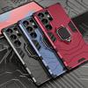 Shockproof Armour Case For Samsung S24 Ultra S23 S22 S21 S20 FE Plus Funda For Samsung Note 20 Ultra 10 Ring Holder Phone Cover