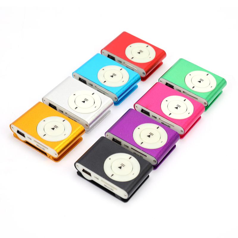 Usb Мини Портативный MP3 Музыкальный Плеер Клип Поддержка 32 ГБ Micro TF Карты Наушники