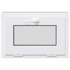 Basement Window RISOR 60 x 40 cm PVC and Glass Anthracite